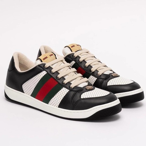 GUCCI Screener logo web stripe sneakers - Picture 7 of 12